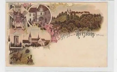 37131 Ak Lithographie Gruß von der Huysburg 1899