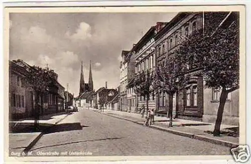 31626 Ak Burg b.M. Oberstraße mit Unterkirche 1935