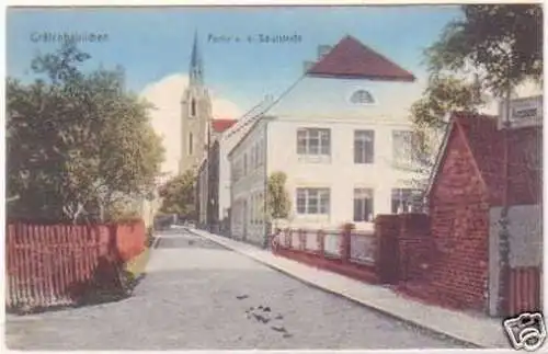 25210 Ak Gräfenhainichen Partie a.d. Schulstraße um 1910