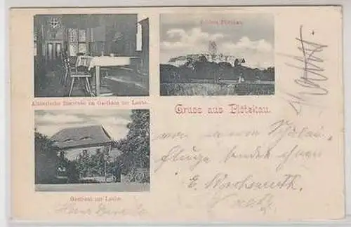 57185 Mehrbild Ak Gruß aus Plötzkau Gasthaus zur Laube usw. 1899