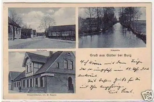 30213 Mehrbild Ak Gruß aus Gütter bei Burg 1927