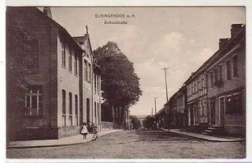 35234 Ak Elbingerode am Harz Schulstrasse um 1910