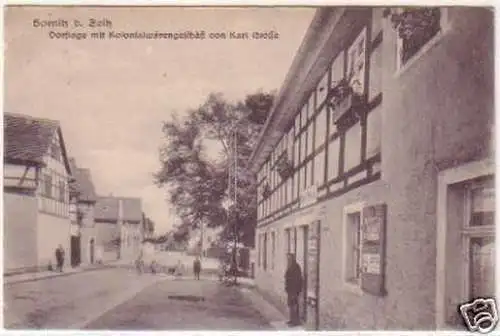 25165 Ak Bornitz bei Zeitz Kolonialwarengeschäft 1928