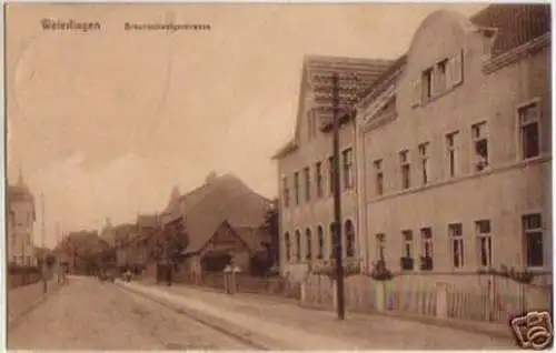 14263 Feldpost Ak Weferlingen Braunschweigerstraße 1913