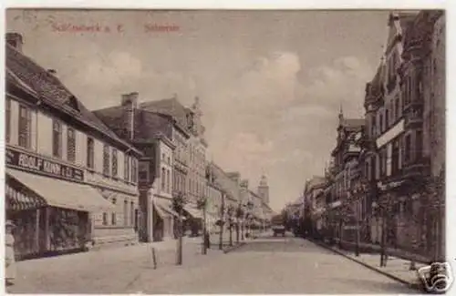 19489 Ak Schönebeck an der Elbe Salzerstraße 1920