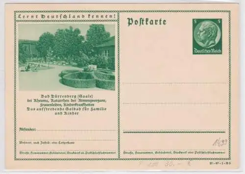 68373 Ganzsachen Ak Bad Dürrenberg (Saale) um 1940