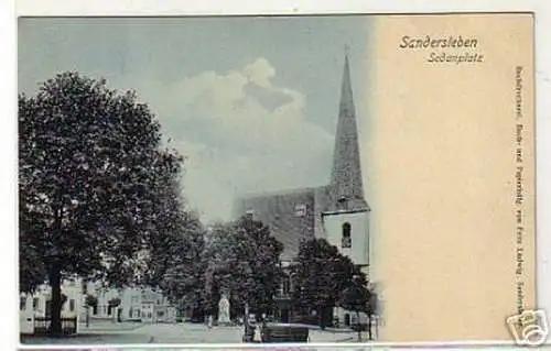 10750 Ak Sandersleben Sedanplatz 1907