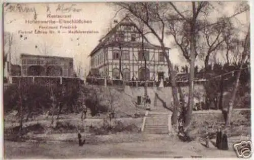 14455 Ak Restaurant Hohenwarthe Elbschlößchen 1909