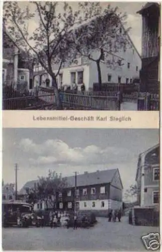 14464 AK Hinterhermsdorf Lebensmittel-Geschäft 1930