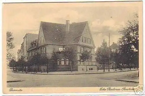 07008 Ak Diemitz Ecke Berliner Breitestrasse um 1920