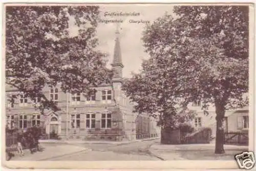 24758 Ak Gräfenhainichen Bürgerschule Oberpfarre 1930