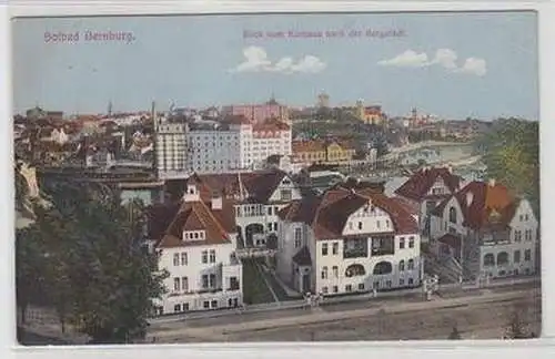 56345 Feldpost Ak Blick vom Kurhaus nach der Bergstadt 1917