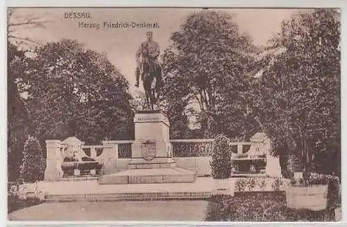 44648 Ak Dessau Herzog Friedrich Denkmal 1926