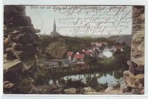 23445 Ak Blick von der Burg auf Cröllwitz 1906