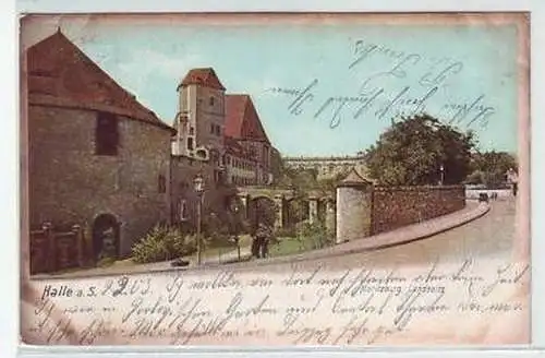 05602 Ak Halle an der Saale Moritzburg 1903