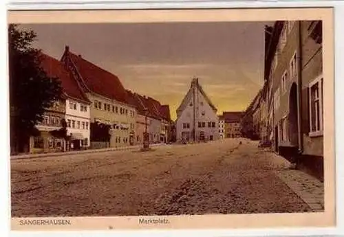 43163 Ak Sangerhausen Marktplatz um 1920