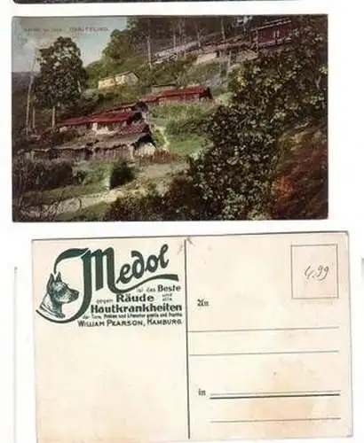 59509 Medol Reklame Ak Darjeeling Indien native Village um 1910