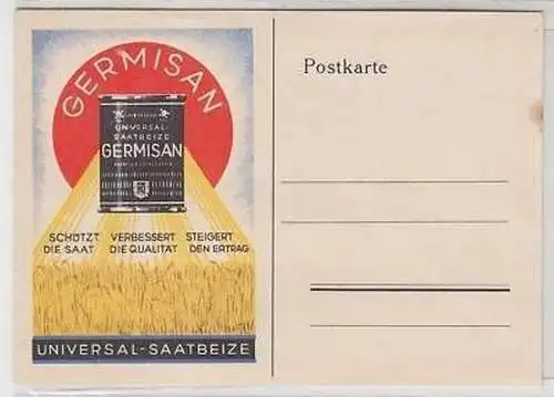 40923 Reklame Ak Germisan Universal Saatbeize um 1930