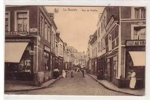 55252 Feldpost Ak La Bassée Frankreich Rue de Mizelle 1. Weltkrieg 1916