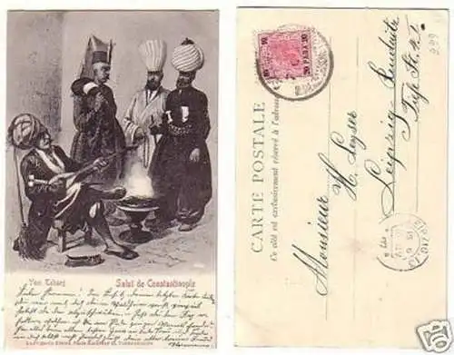 26468 Ak Österreichische Post Türkei Constantinopel1902