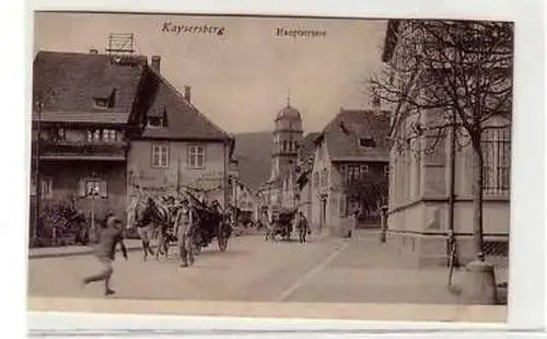 43663 Ak Kaysersberg Hauptstraße um 1914