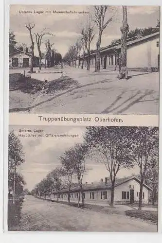 71407 Mehrbild Ak Truppenübungsplatz Oberhofen im Elsass um 1915