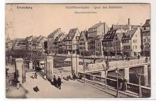 45270 Ak Strassburg Schiffleutstaden Quai des Bateliers