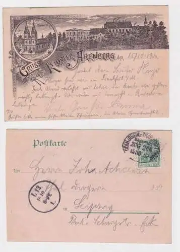 901063 Ak Gruss aus Kloster Arenberg 1902