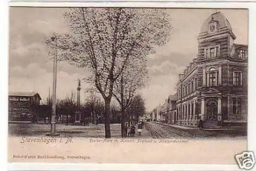 32611 Ak Stavenhagen in Mecklenburg Reuter Platz 1904