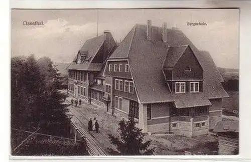 59632 Ak Clausthal Bergschule um 1910