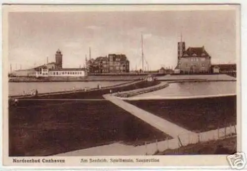 08389 Ak Nordseebad Cuxhaven am Seedeich um 1930