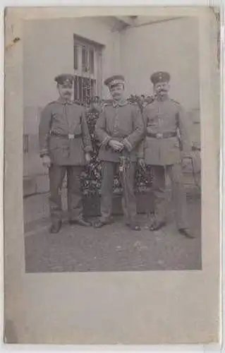 49324 Foto Ak Soldat mit Schützenschnur 1. Weltkrieg 1915