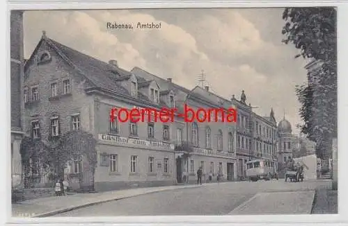 72456 Ak Rabenau b. Dresden Gasthof zum 'Amtshof' um 1930