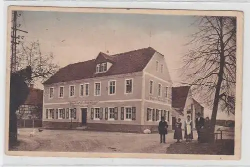 72046 Ak Gruß aus Trebelshain bei Wurzen Gasthaus von Robert Kolb 1928