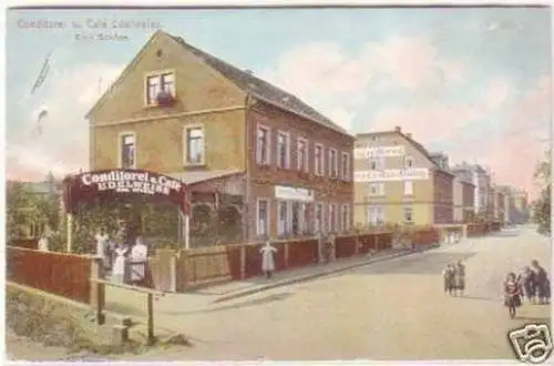 29185 Ak Weida Conditorei u. Café Edelweiss 1915