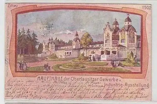 58621 Ak Zittau Oberlausitz Gewerbe- und Industrie Ausstellung 1902