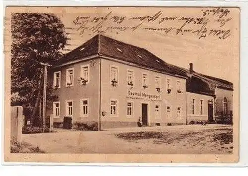 59144 Gruß aus Mergendorf Gasthof 1927