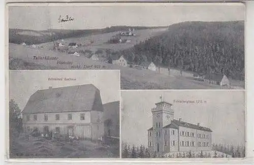 58639 Mehrbild Ak Tellerhäuser höchstes sächsisches Dorf um 1920