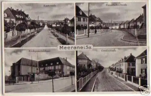 13853 Mehrbild Ak Meerane Kantstrasse 1942