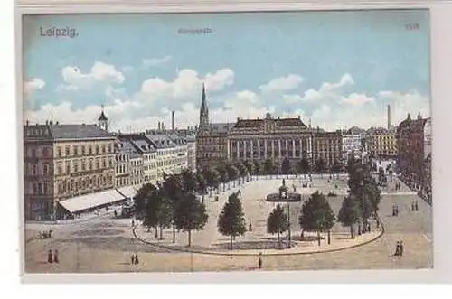 10/1 Ak Leipzig Königsplatz um 1910