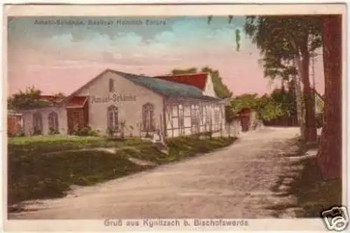 20099 Ak Gruss aus Kynitzsch bei Bischofswerda 1935