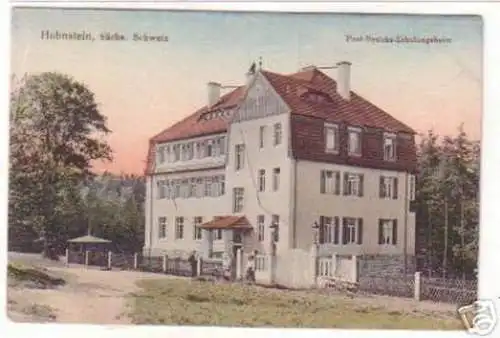 19014 Ak Hohnstein Post Bezirks Erholungsheim um 1920