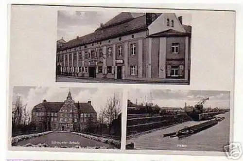 10901 Ak Gasthof Riesa Gröba um 1930