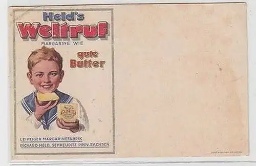 63432 Reklame Ak Leipziger Margarinefabrik Richard Held Schkeuditz um 1920