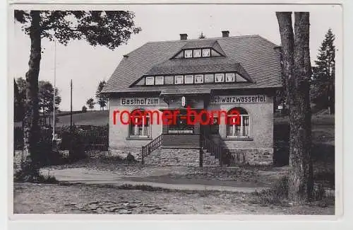 51443 Foto Ak Gasthof zum Schwarzwassertal 1938