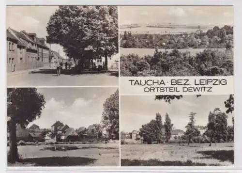 86162 Foto Mehrbild Ak Taucha Bez. Leipzig - Ortsteil Dewitz um 1970