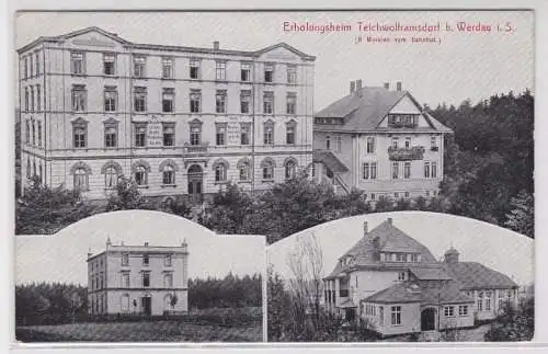 71355 Mehrbild Ak Erholungsheim Teichwolframsdorf bei Werdau um 1920