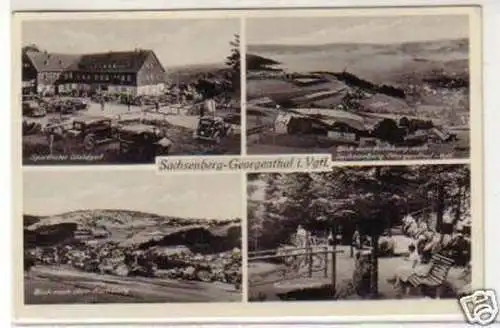 32142 Mehrbild-Ak Sachsenberg-Georgenthal i. Vgtl. 1940