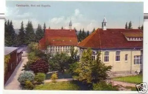 32147 Ak Carolagrün Bad mit Kapelle um 1910