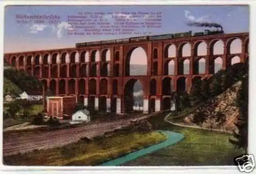 31919 Ak Göltzschtalbrücke 1916